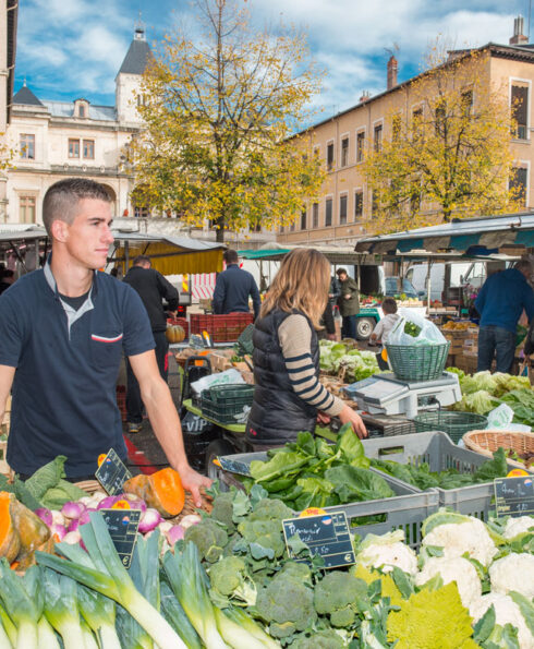 Grand marché de Vienne